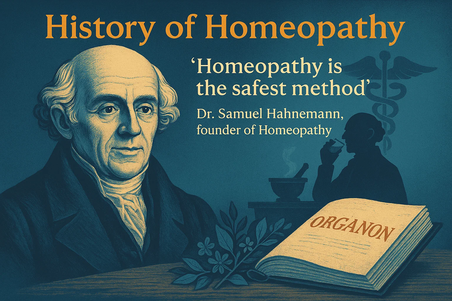 Dr. Samuel Hahnemann, founder of Homeopathy